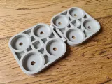 Easy Print in place Folding Citadel Model 8 Paint Pot Holder-1