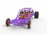 Diecast old school Sand Rail buggy Version 3 Scale 1:25-2