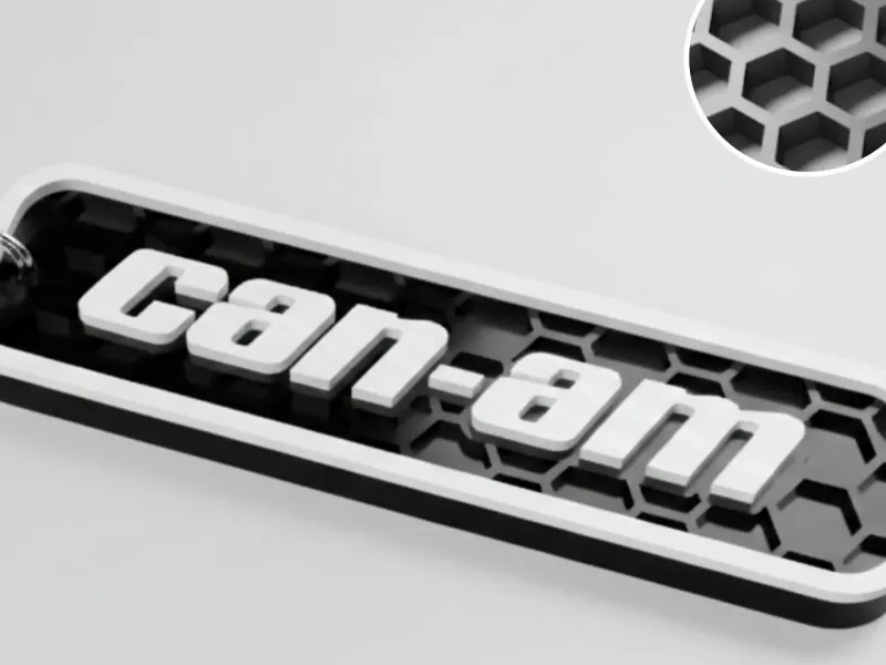 Canam can-am logo keychain