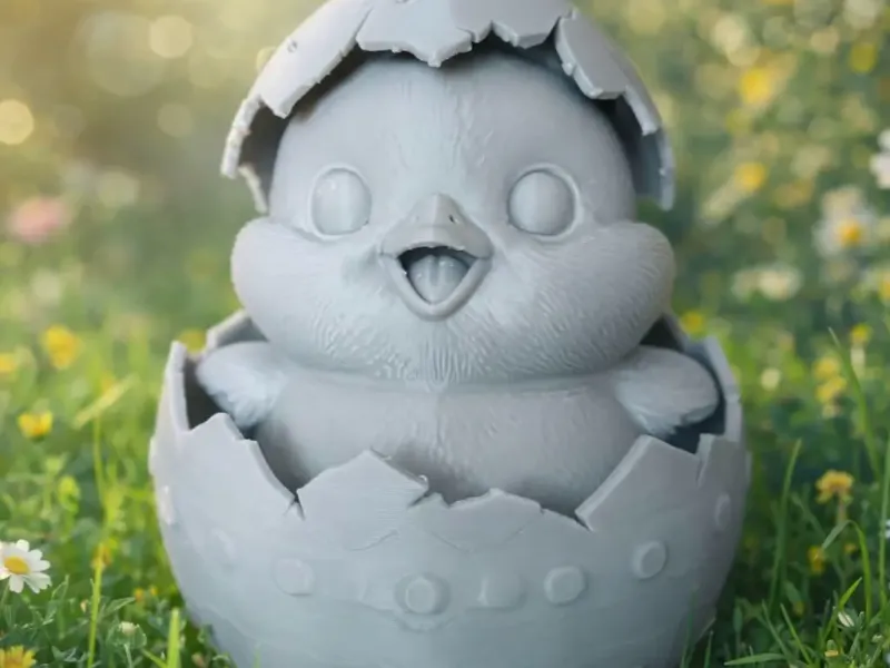 可爱的小鸡