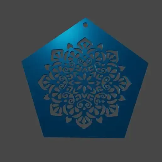 Mandala designs  for lights or decorations or (Dodecahedron)