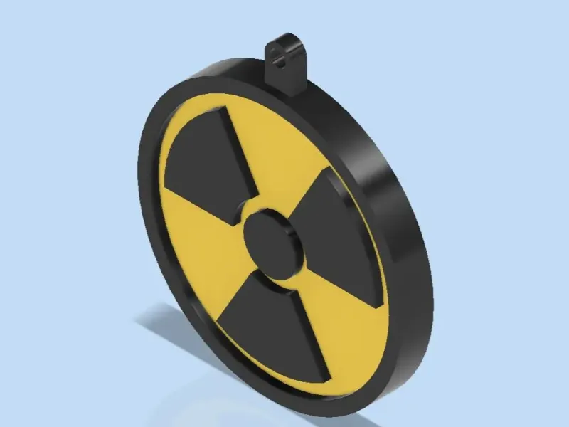 Bio Hazard Keychain