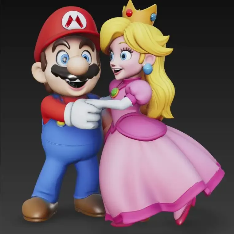 Super Mario e Peach