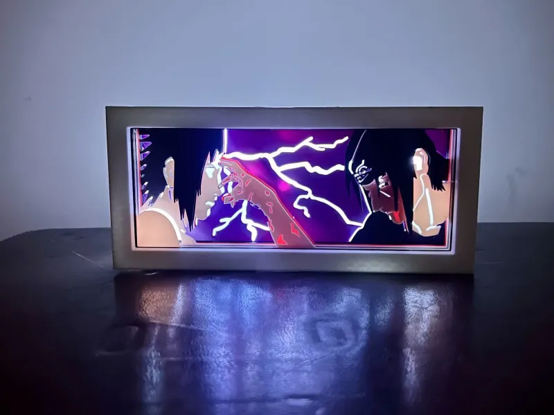 Itachi x Sasuke - LED Lightbox - NO AMS NEEDED
