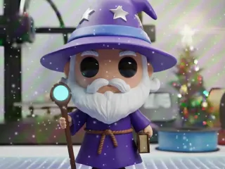 WIZARD KEYCHAIN
