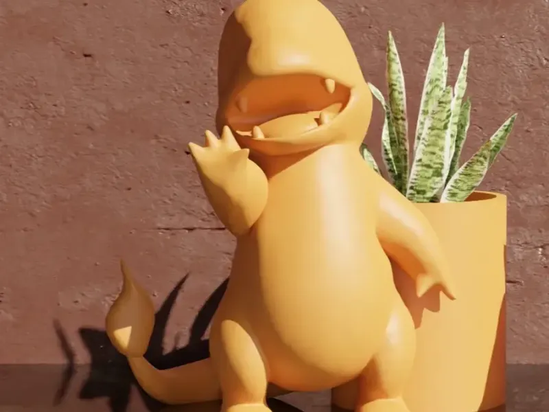 Charmander - Pokemon Pot Plant