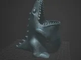 Dinosaur gluttonous penci holder-1