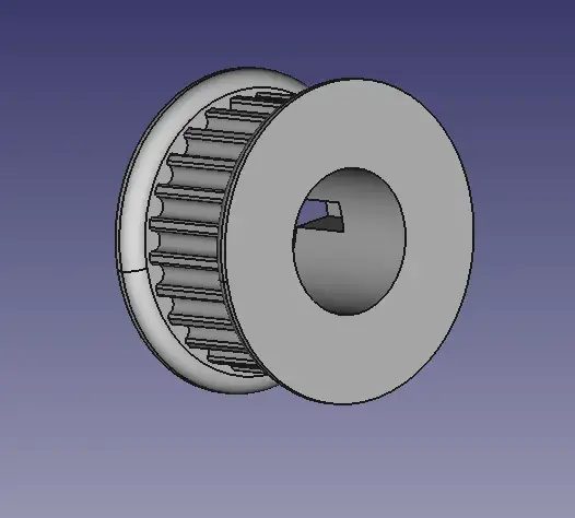 gratuita Robots & Mechs STL Descarga - htd3-timing belt gear T axes ...