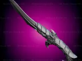 Elderflame Dagger Cosplay Valorant - STL File-2
