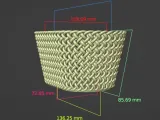 Wicker storage basket-5