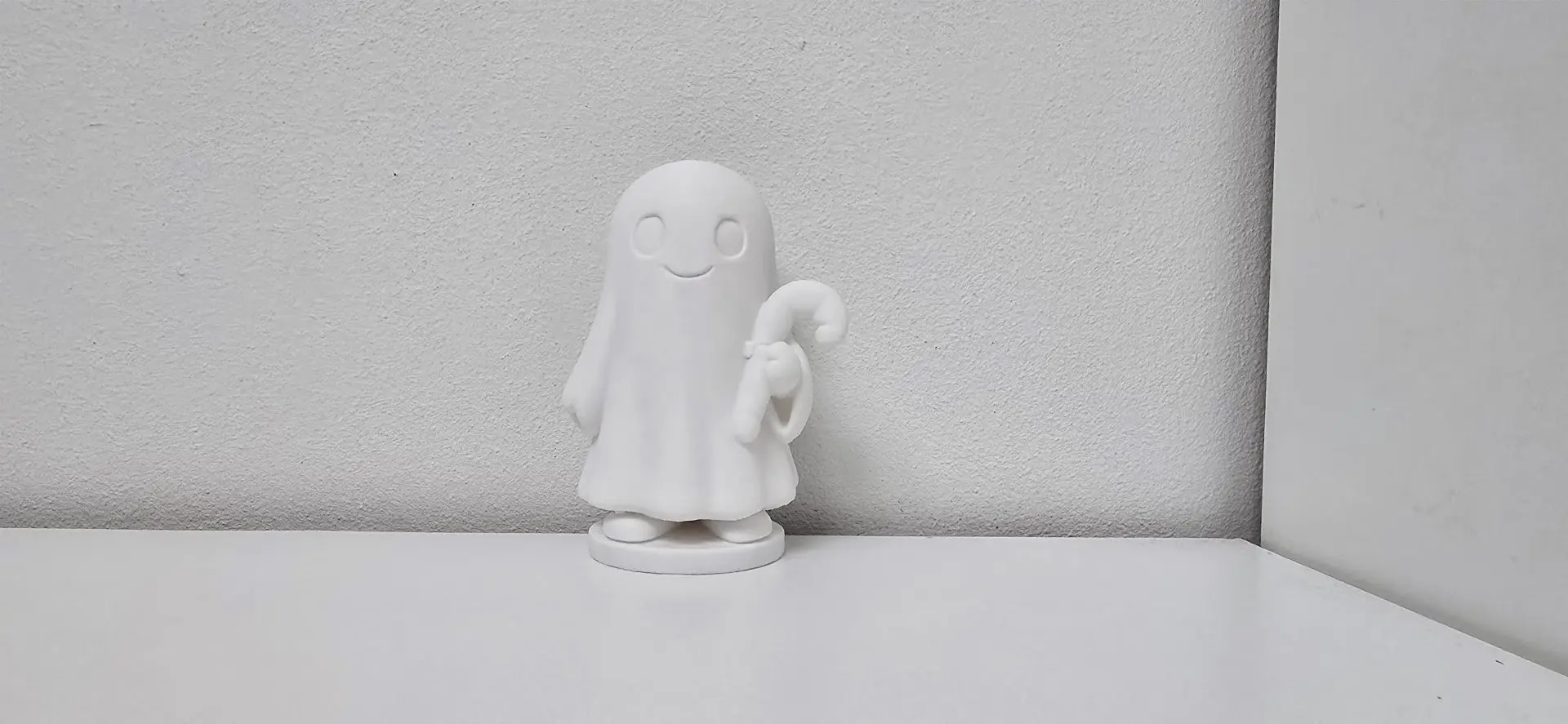 3D Printer Files | 3MF File | Friendly Ghost with Candy Cane Christmas ...