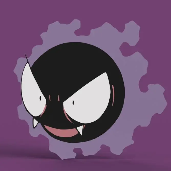 Gastly Wall Art