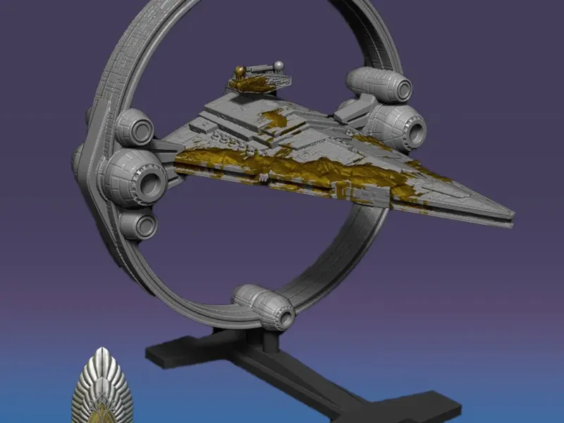 Admiraal Thrawn Chimaera Star Destroyer Ahsoka 3d digitaal dl