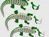 Sarcosuchus, SuperCroc Flexi (Multicolor 3mfs included)-3