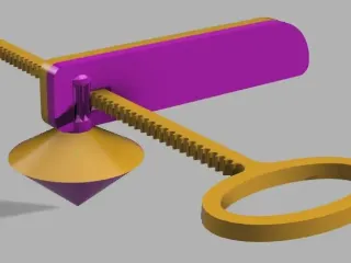 Toupie avec lanceur