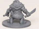 Snow Dwarf Rogue for DnD - Magic Series-2