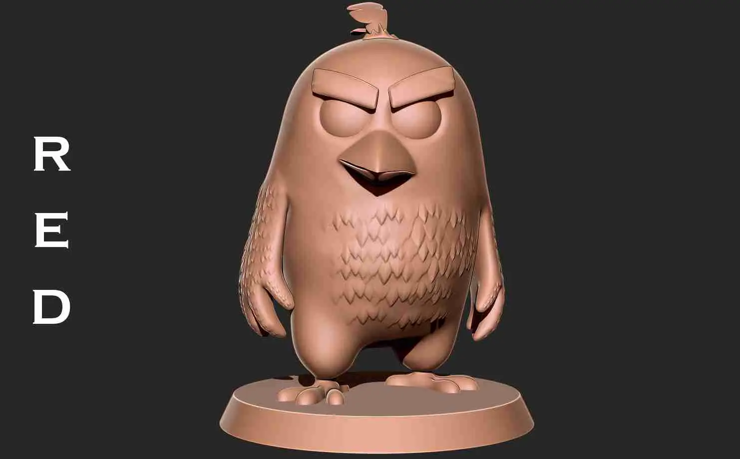 Angry Birds 2 - Red 3D print model