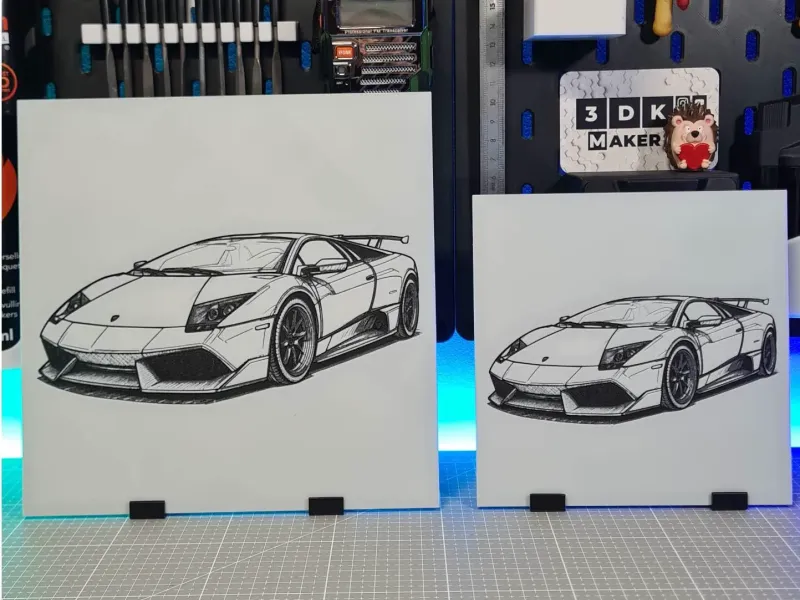 Lamborghini - Hueforge - 3 цвета