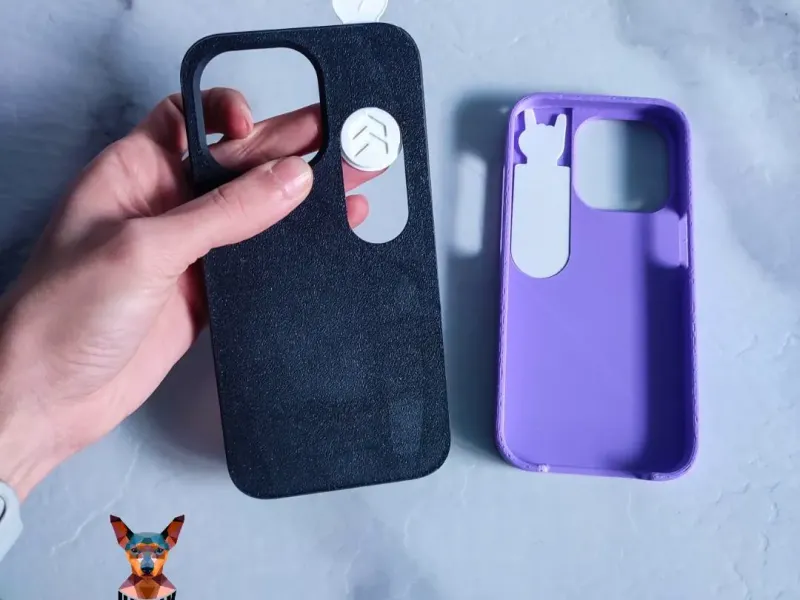 Capa de Celular Deslizante com Gestos Engraçados