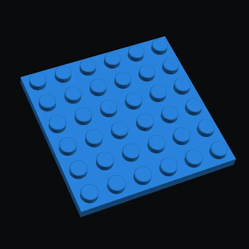 Lego Plate 6x6