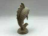 Jumping Koi Fish Statue-2