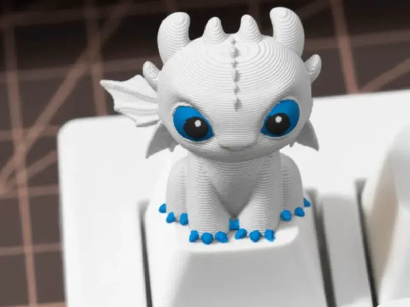 Light Furry keycap