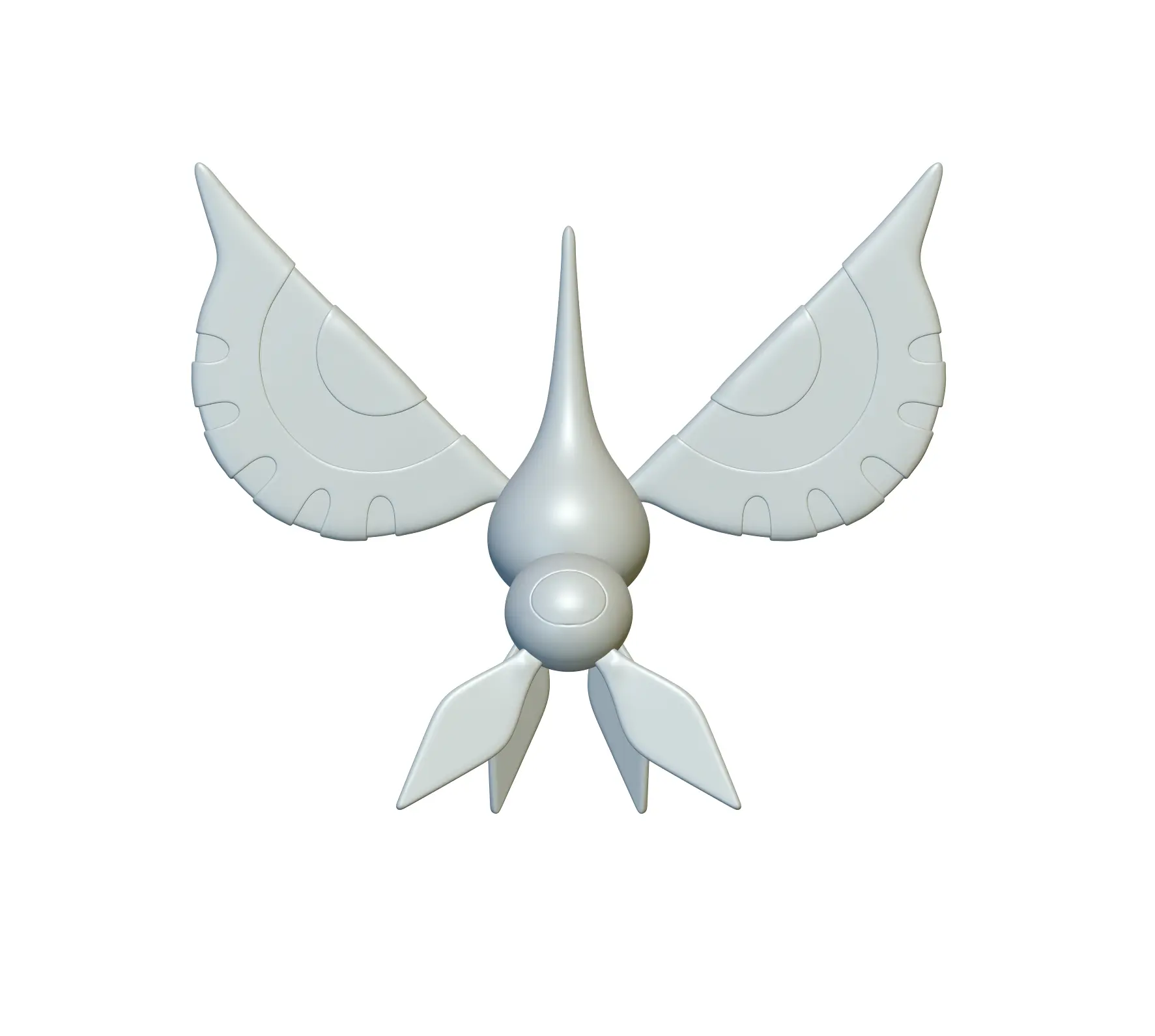 Pokemon Masquerain #284 - Ready for 3D Printing!