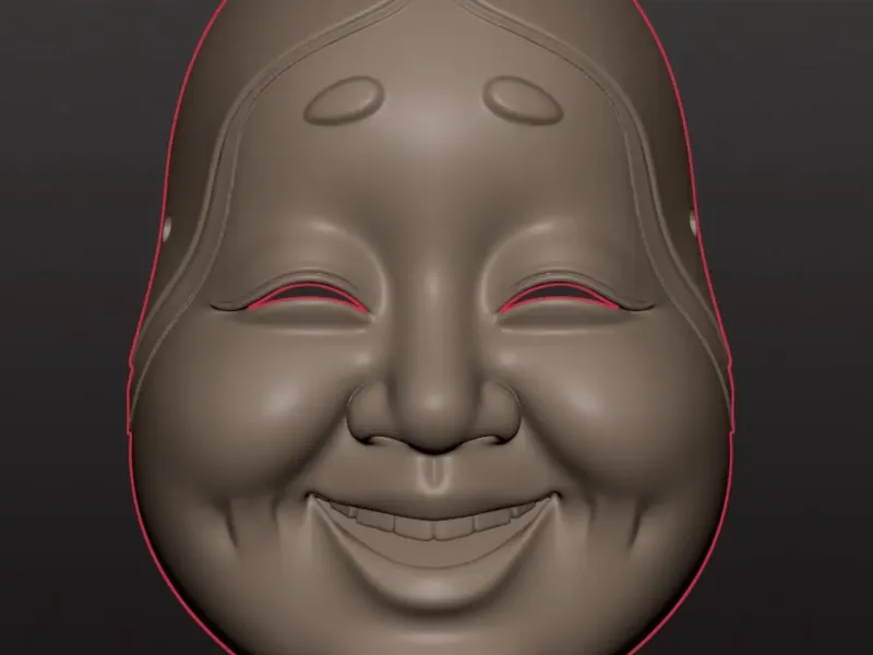 Okame mask