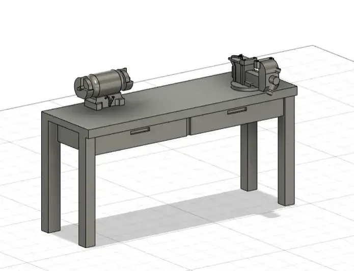 1/18 ÉTABLI DE GARAGE B / GARAGE WORKBENCH B