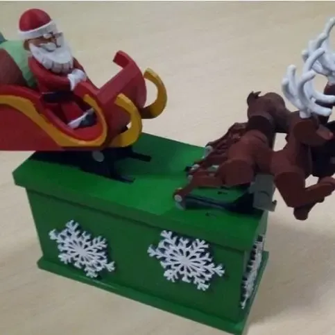 Tobogán navideño de Papá Noel