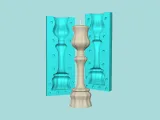 Candle Mold A15 - Molding Maker Wick Template-0