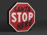 Lightbox Santa STOP Here-1