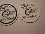 Custom coaster with inscription-1