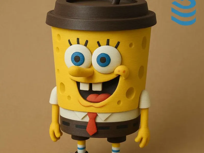 Sponge Bob Coffee Cup
