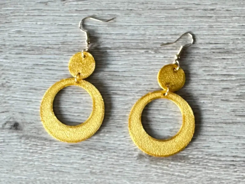 Two circle earring