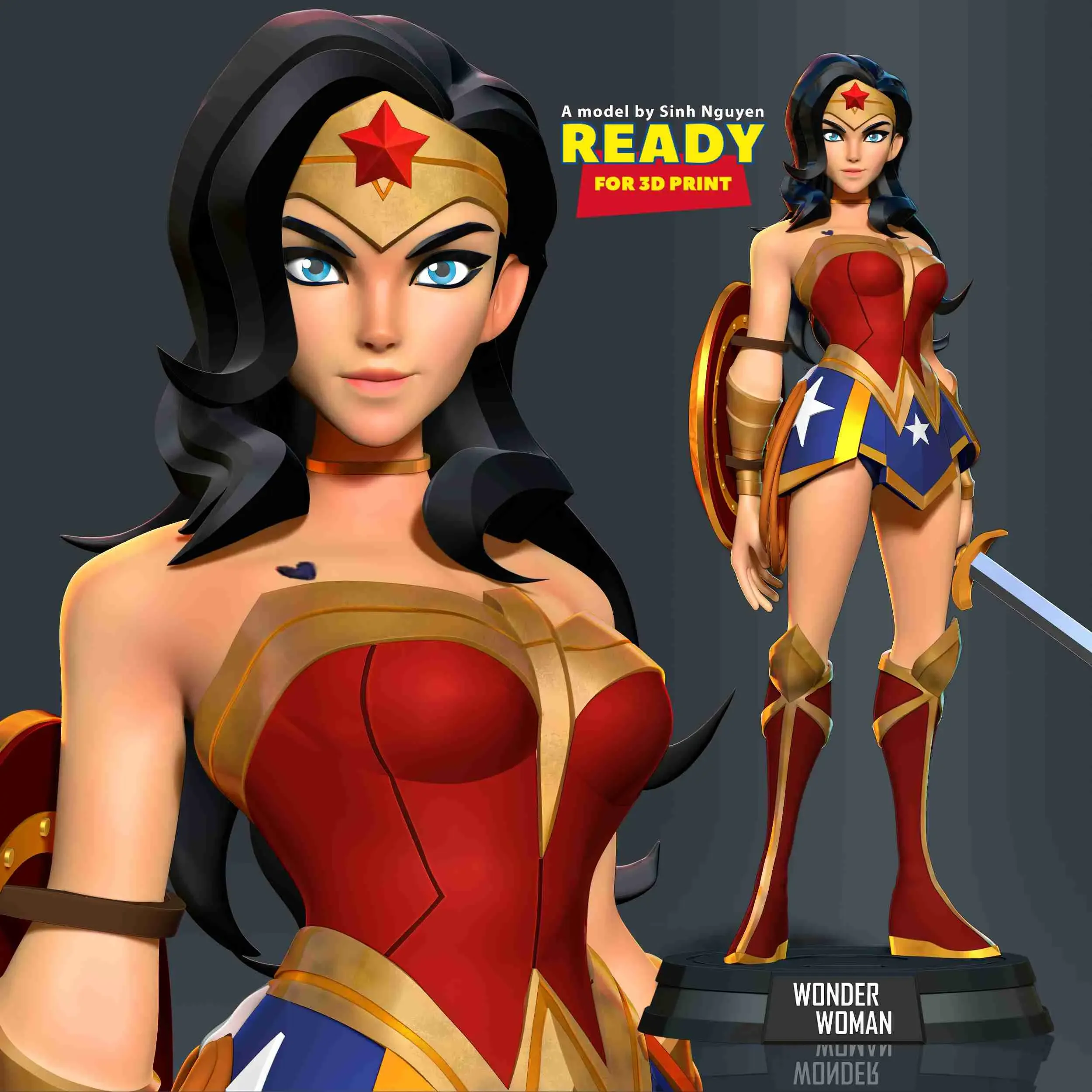 Wonder Woman Stylized