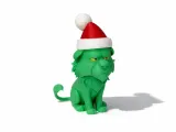 GRUMPY CHRISTMAS LION-3