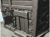 Medieval house with large tower with terrace and pipes (10)-7