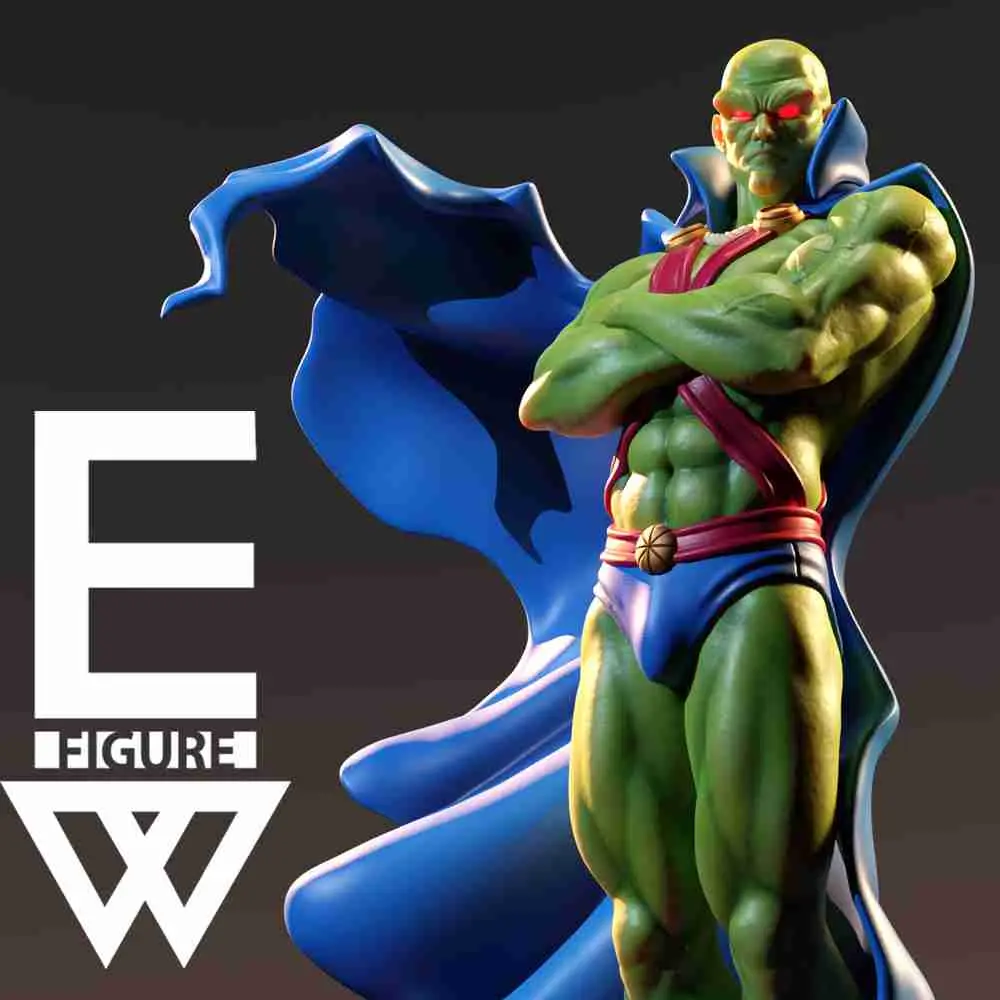 MARTIAN MANHUNTER- 3D STL FERTIG ZUM DRUCKEN