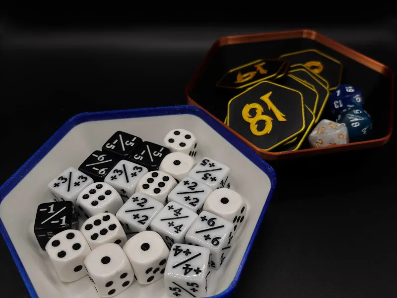Hexa Sorting Storage Tray | Stackable | DnD | Board Games