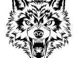 Wolf stencil-0