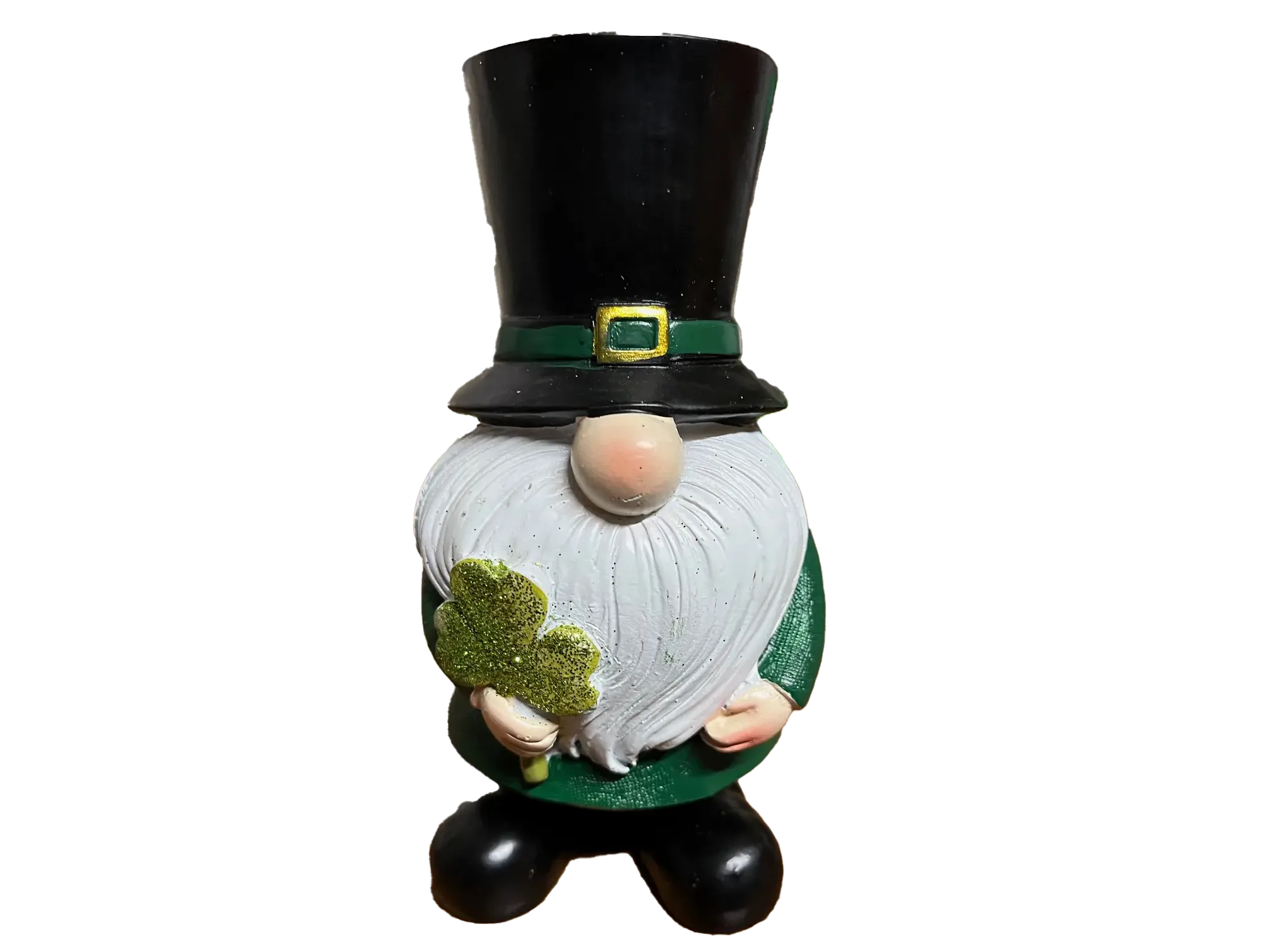 Lucky Gnome with a Top Hat St. Patrick's Day