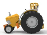 Fun Short Vintage Pulling tractor Scale 1:25-4