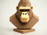Gorilla - Lowpoly-0