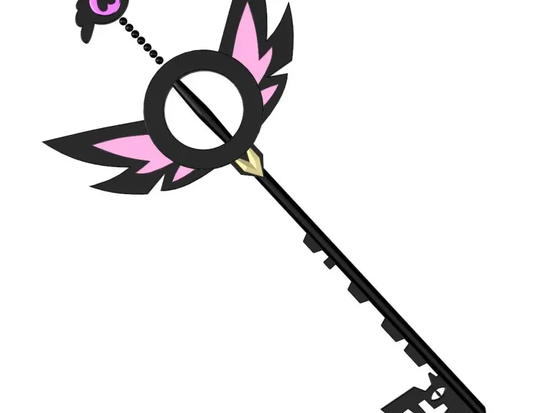 Lucifer Morningstar's Keyblade - Hazbin Hotel