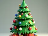 Christmas tree multi colour-0
