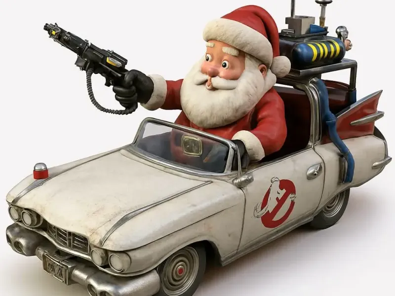 HECTO 1 PAPA NOEL, CAZAFANTASMAS COCHE, GHOSTBUSTERS