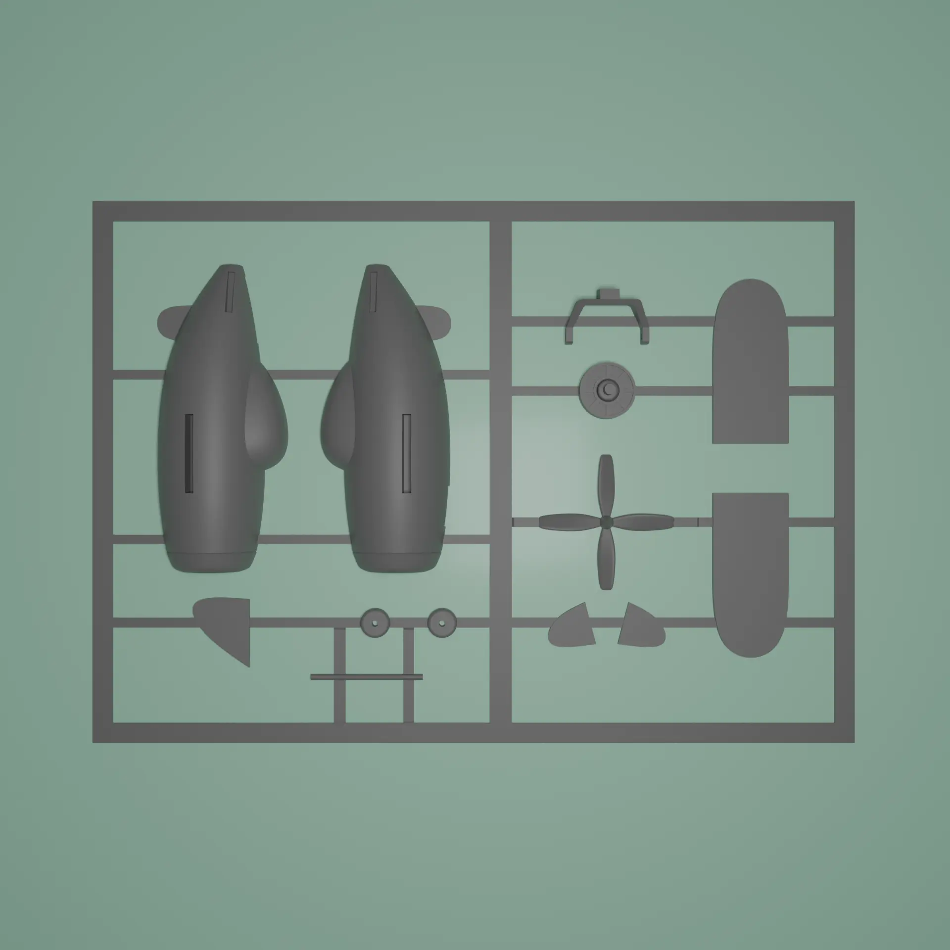 Airplane Kit card