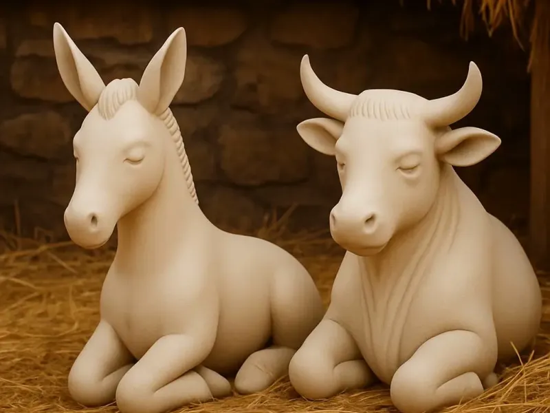 Buey y Mula – Figuras del Belén