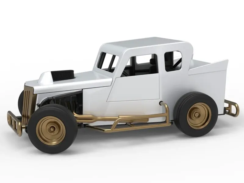 Dwarf car while turning Version 2 Scale 1:25